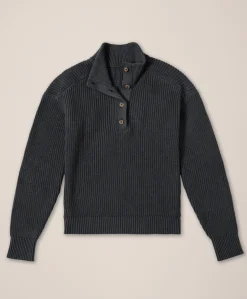 Organic Luxe Knit Henley Sweater