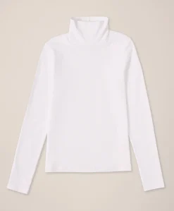 Organic Luxe Stretch Jersey Slim Turtleneck