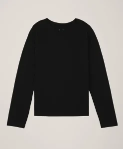 Organic Luxe Stretch Jersey Slim Long Sleeve Tee