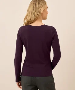 Organic Luxe Stretch Jersey Slim Long Sleeve Tee