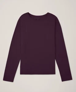 Organic Luxe Stretch Jersey Slim Long Sleeve Tee