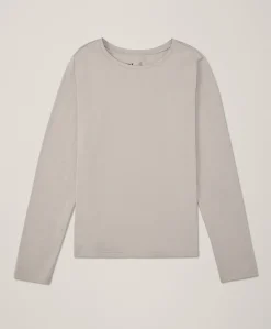 Organic Luxe Stretch Jersey Slim Long Sleeve Tee
