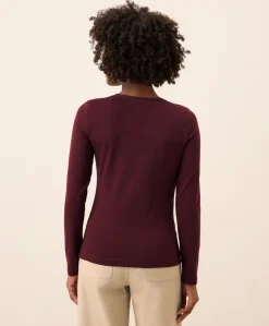 Organic Luxe Stretch Jersey Slim Long Sleeve Tee