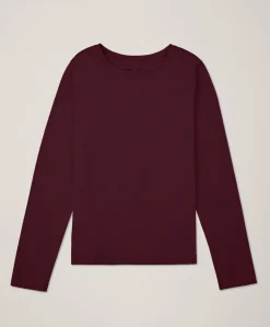 Organic Luxe Stretch Jersey Slim Long Sleeve Tee
