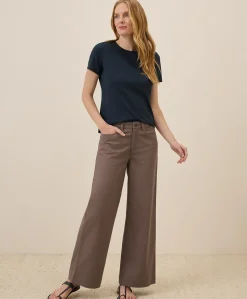 Organic Luxe Stretch Jersey Slim Tee