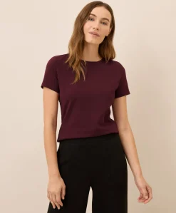 Organic Luxe Stretch Jersey Slim Tee