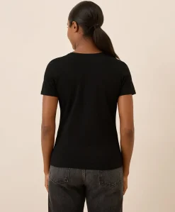 Organic Luxe Stretch Jersey Slim Tee