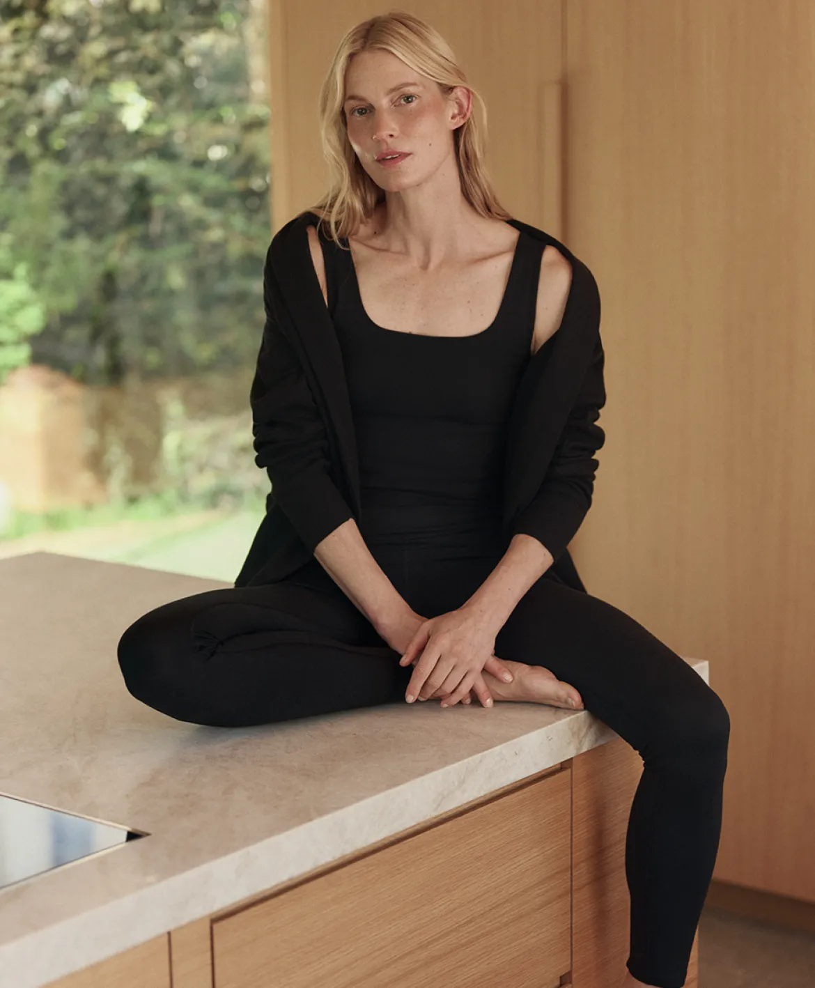 Organic On The Go-To Square Neck Tank