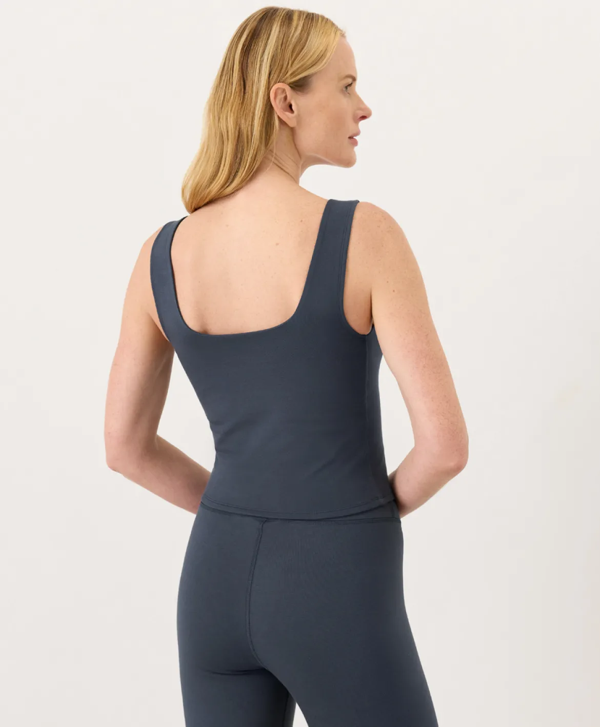Organic On The Go-To Square Neck Tank