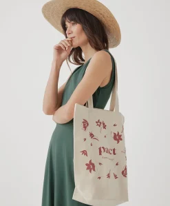 Organic Pact Floral Canvas Tote