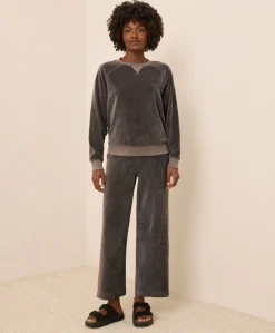 Organic Pure Velour Crew Sweatshirt