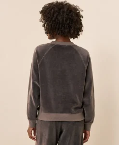 Organic Pure Velour Crew Sweatshirt