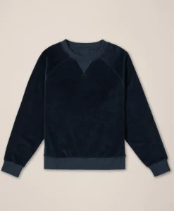 Organic Pure Velour Crew Sweatshirt