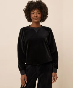 Organic Pure Velour Crew Sweatshirt