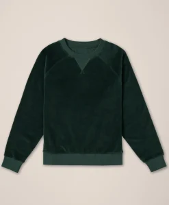 Organic Pure Velour Crew Sweatshirt