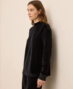 Organic Pure Velour Mock Tunic