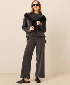 Organic Pure Velour Mock Tunic