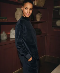 Organic Pure Velour Mock Tunic