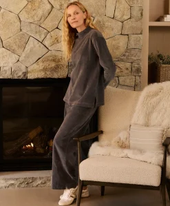 Organic Pure Velour Mock Tunic