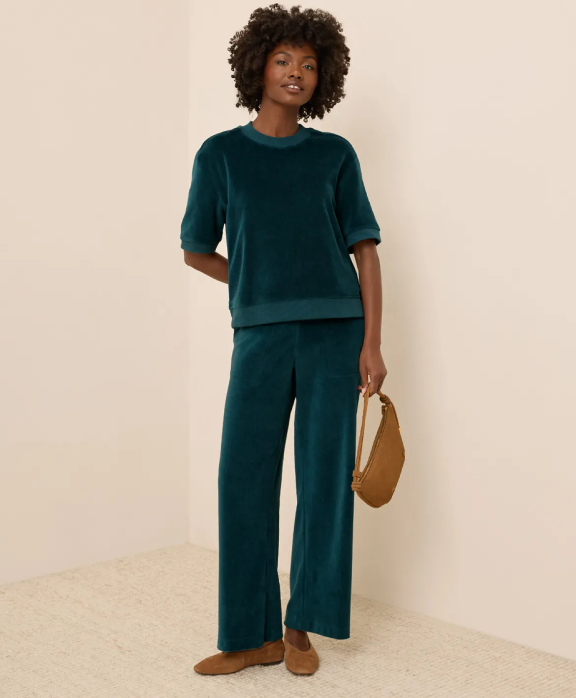 Organic Pure Velour Sweatshirt Tee