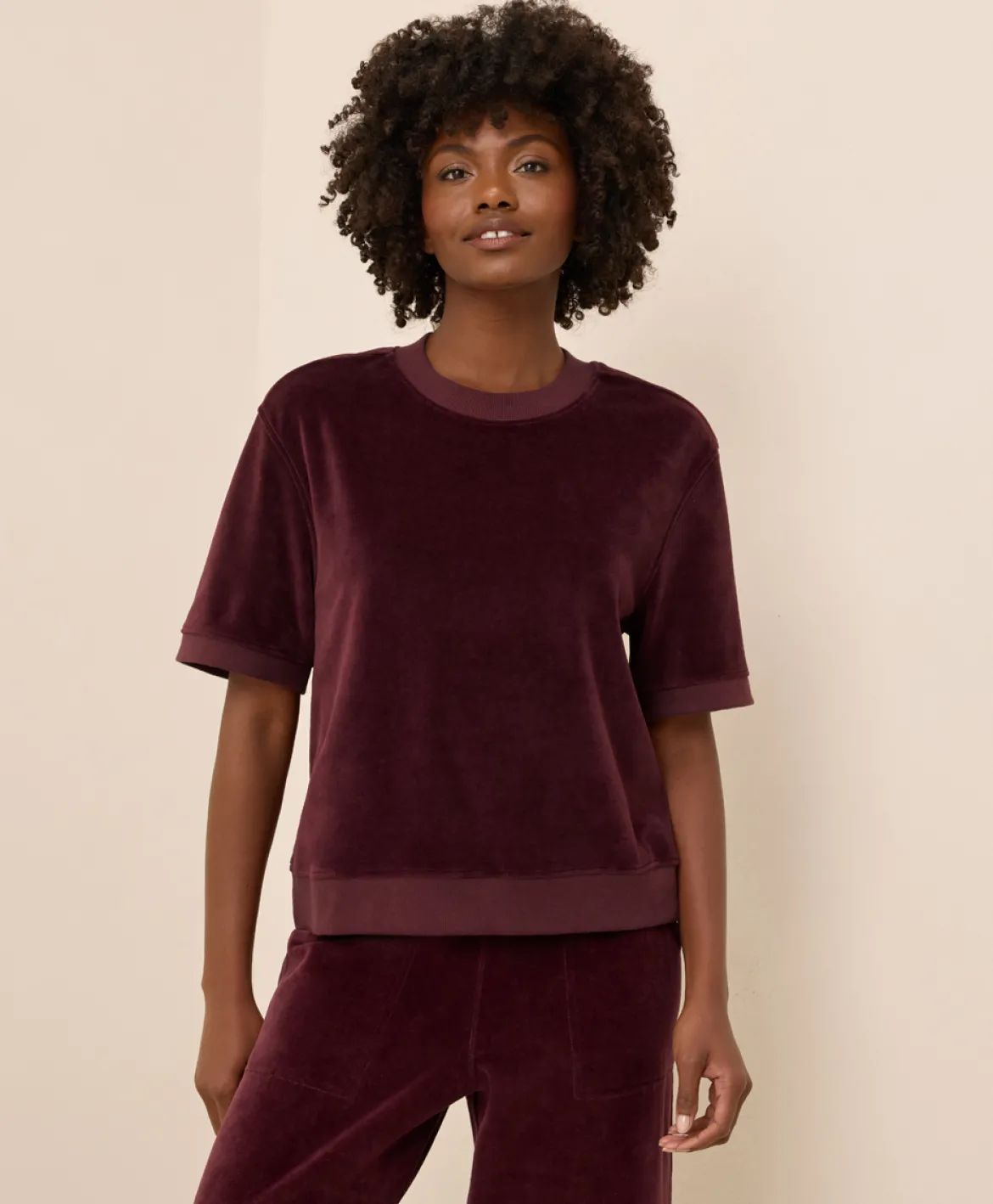 Organic Pure Velour Sweatshirt Tee