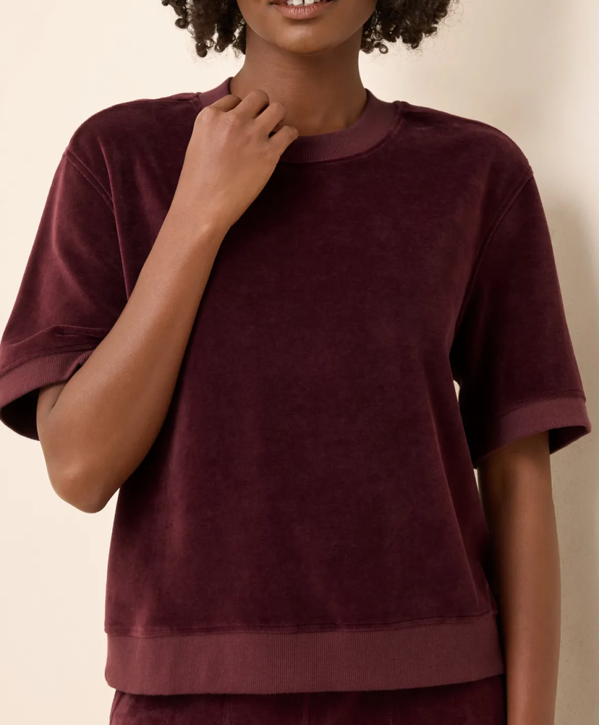 Organic Pure Velour Sweatshirt Tee