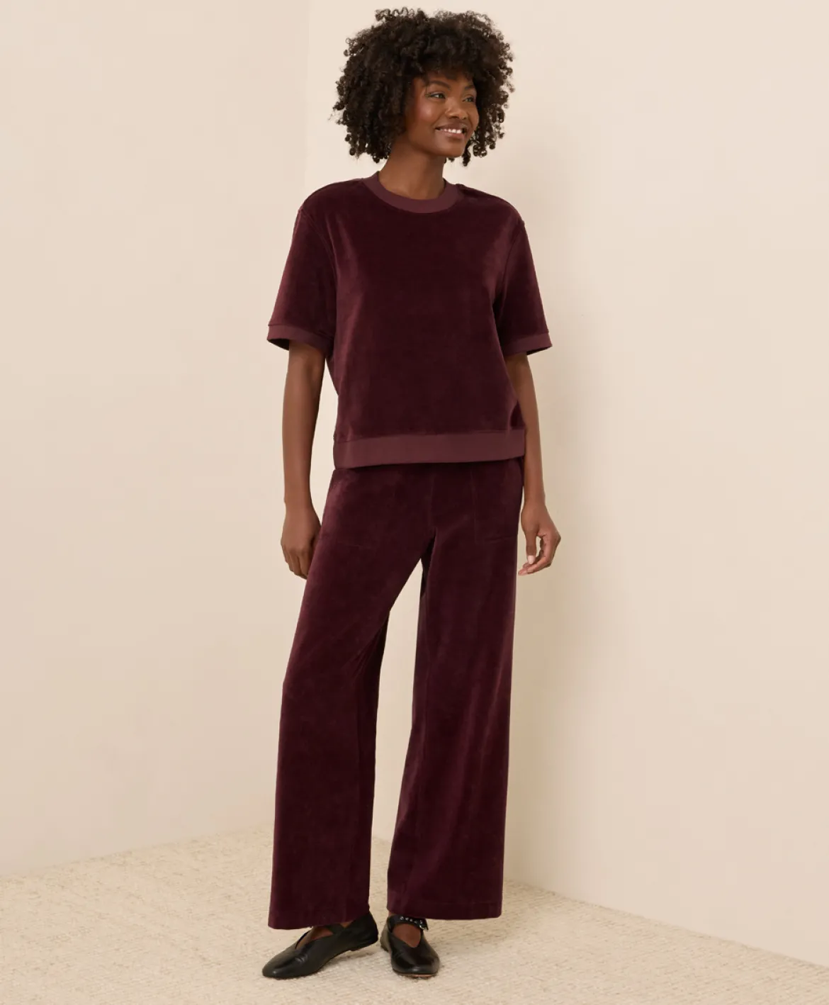 Organic Pure Velour Sweatshirt Tee