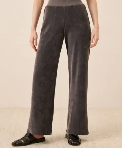 Organic Pure Velour Wide Leg Pant