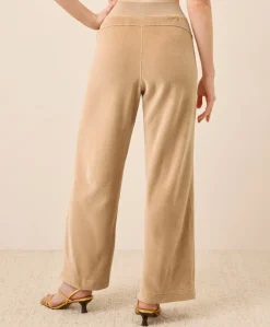 Organic Pure Velour Wide Leg Pant