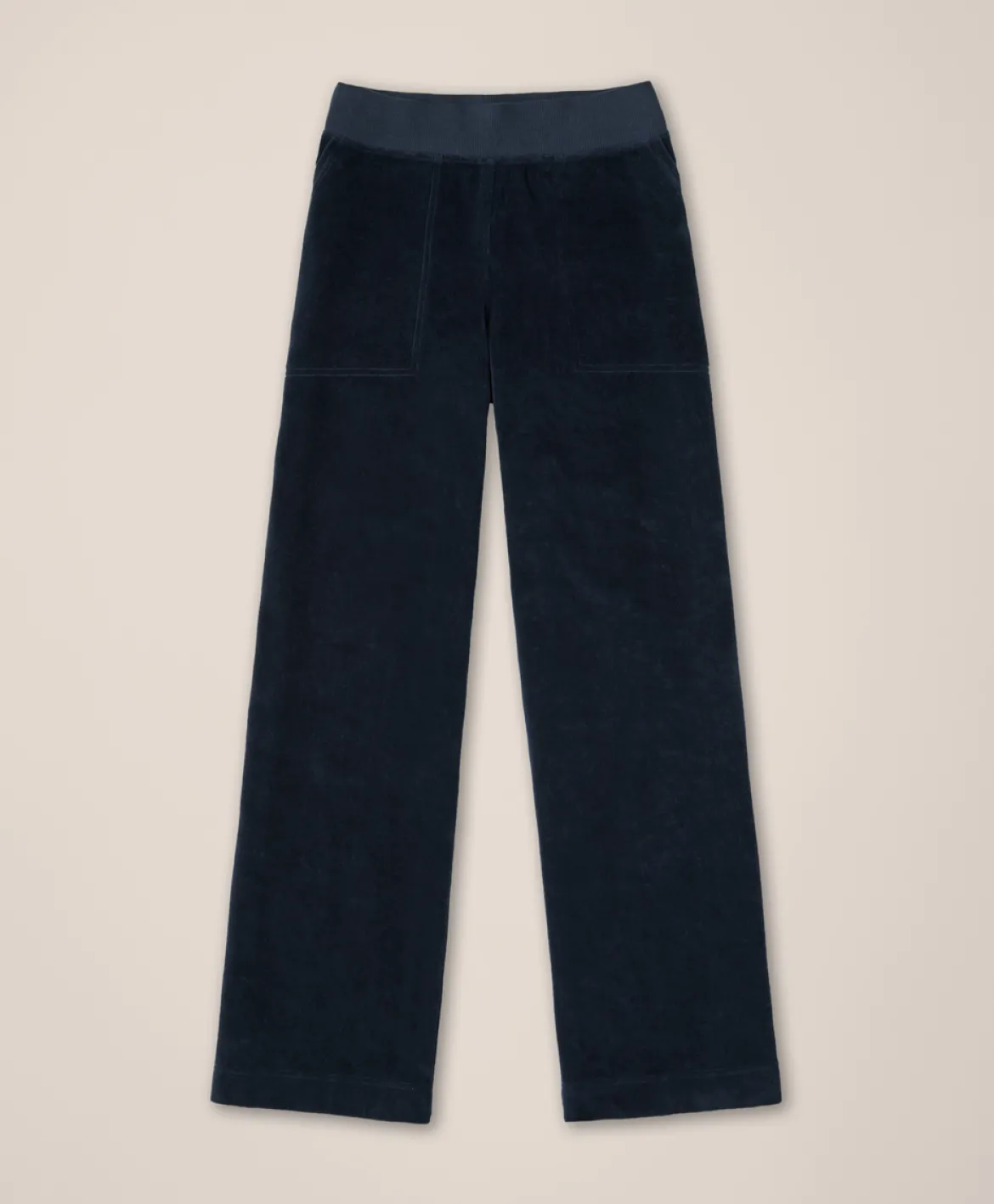 Organic Pure Velour Wide Leg Pant