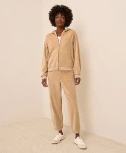 Organic Pure Velour Zip Hoodie