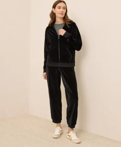 Organic Pure Velour Zip Hoodie