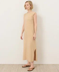 Organic Soft-Slub Essential Easy Muscle Tee Maxi Dress