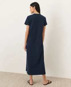 Organic Soft-Slub Essential Easy Tee Maxi Dress