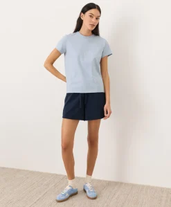 Organic Soft-Slub Essential Crewneck Tee