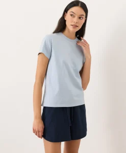 Organic Soft-Slub Essential Crewneck Tee
