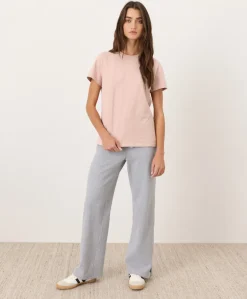 Organic Soft-Slub Essential Crewneck Tee