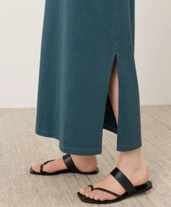 Organic Soft-Slub Essential Easy Muscle Tee Maxi Dress