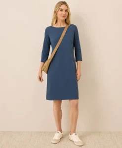 Organic Softspun Boat Neck Dress