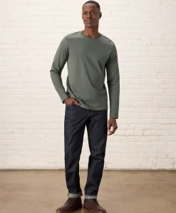 Organic Softspun Essential Crewneck Long Sleeve Tee