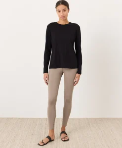Organic Softspun Essential Crewneck Long Sleeve Tee