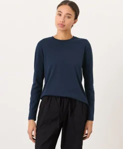 Organic Softspun Essential Crewneck Long Sleeve Tee