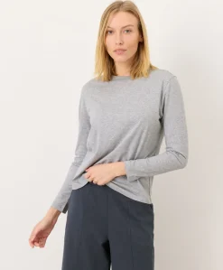 Organic Softspun Essential Crewneck Long Sleeve Tee
