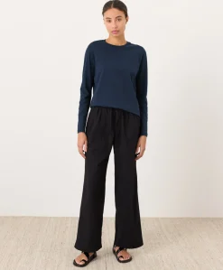 Organic Softspun Essential Crewneck Long Sleeve Tee