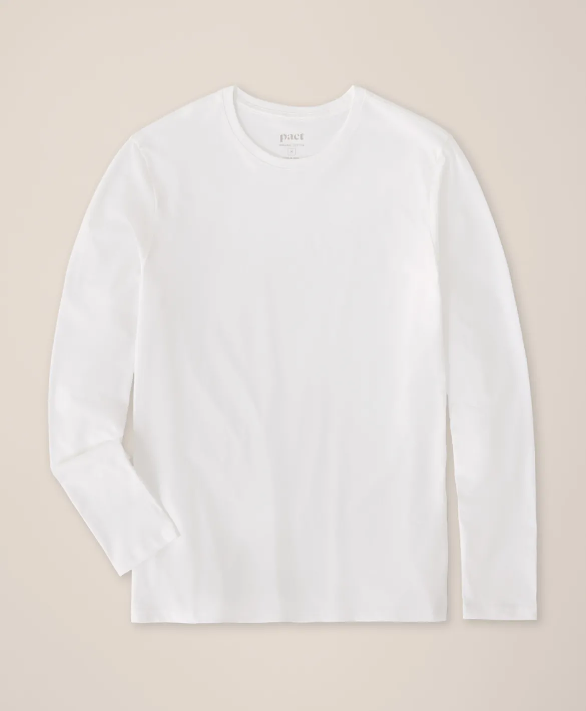 Organic Softspun Essential Crewneck Long Sleeve Tee