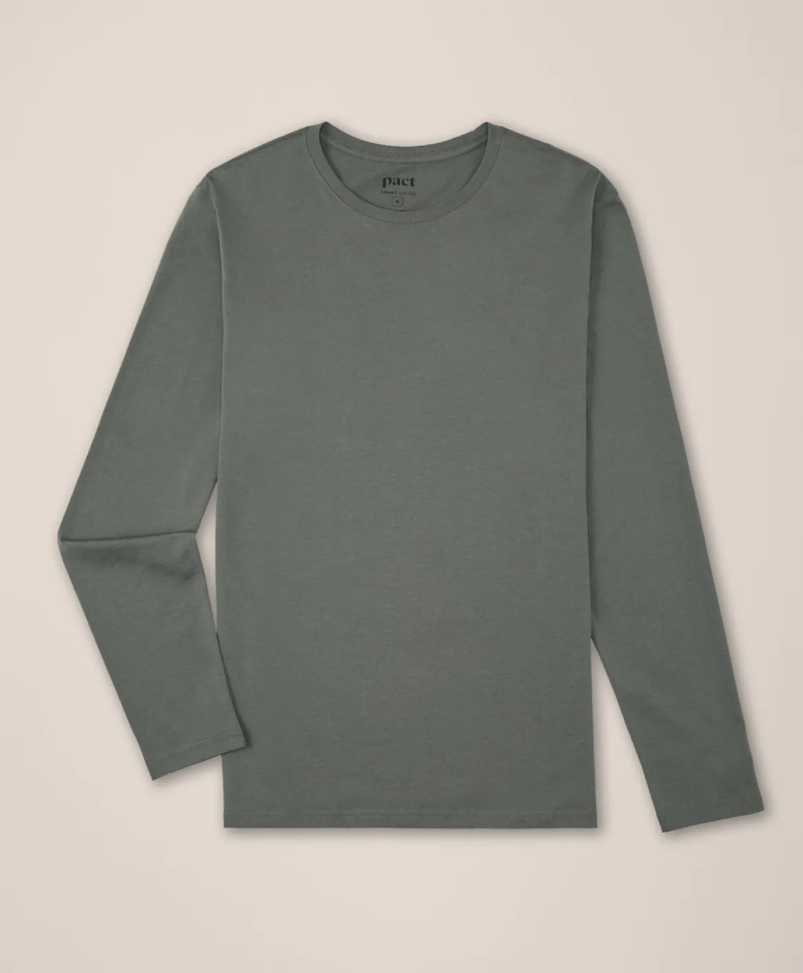 Organic Softspun Essential Crewneck Long Sleeve Tee
