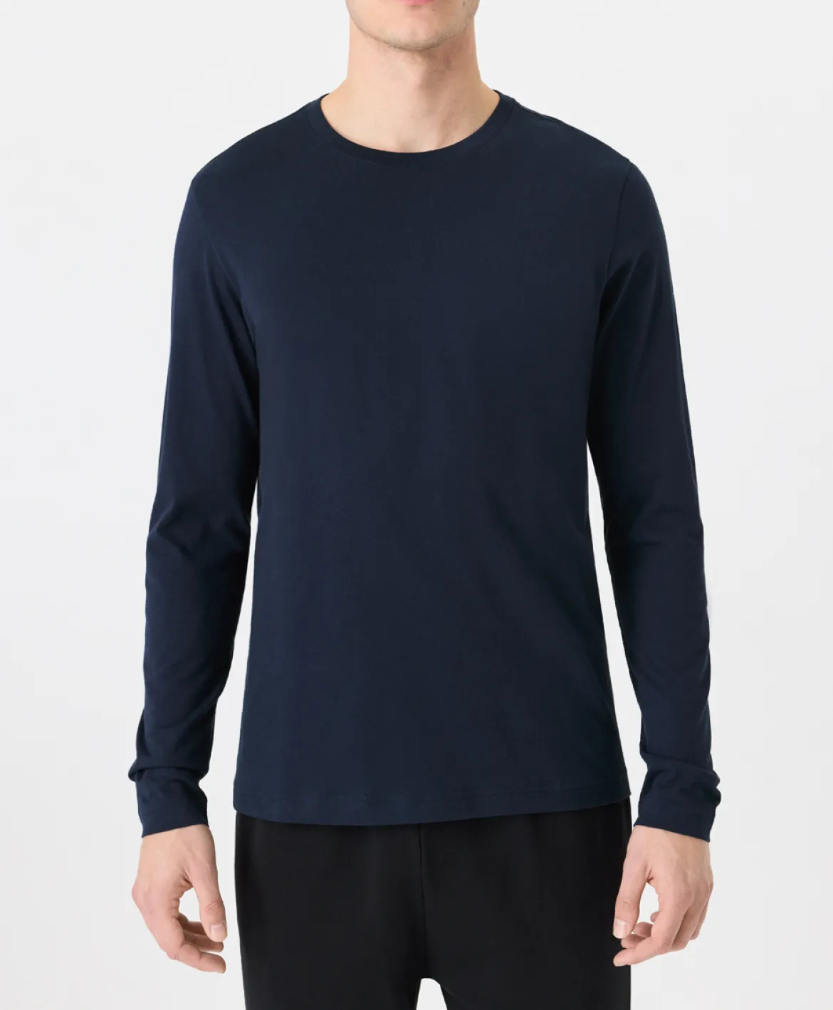 Organic Softspun Essential Crewneck Long Sleeve Tee