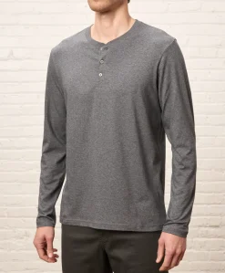 Organic Softspun Long Sleeve Henley