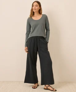 Organic Softspun Long Sleeve Scoop Neck Tee