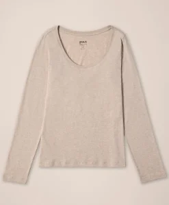 Organic Softspun Long Sleeve Scoop Neck Tee